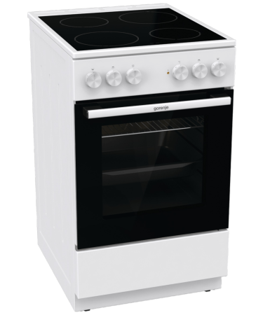 Gorenje Štednjak, staklokeramička ploča, 8000W, pećnica 68 lit, A - GEC5A11WG