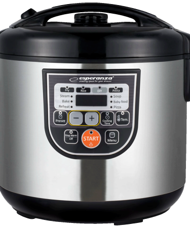 Esperanza Višenamjenski ekspres lonac, Multicooker, 860W, 5 lit. - EKG011