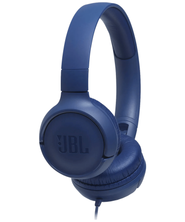JBL Slušalice sa mikrofonom, headset, 3.5mm, sklopive - Tune 500 Blue