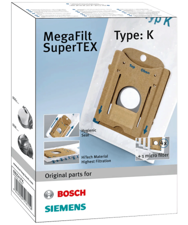 Bosch Vrećice za Bosch usisavače Type K, pakiranje 4 kom. - BBZ41FK