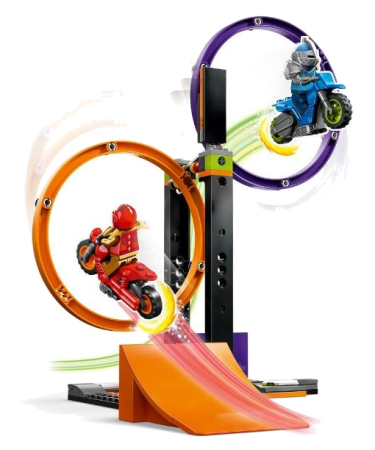 Lego Vratolomni izazov, rampa motocikl za 2 igrača, LEGO City
