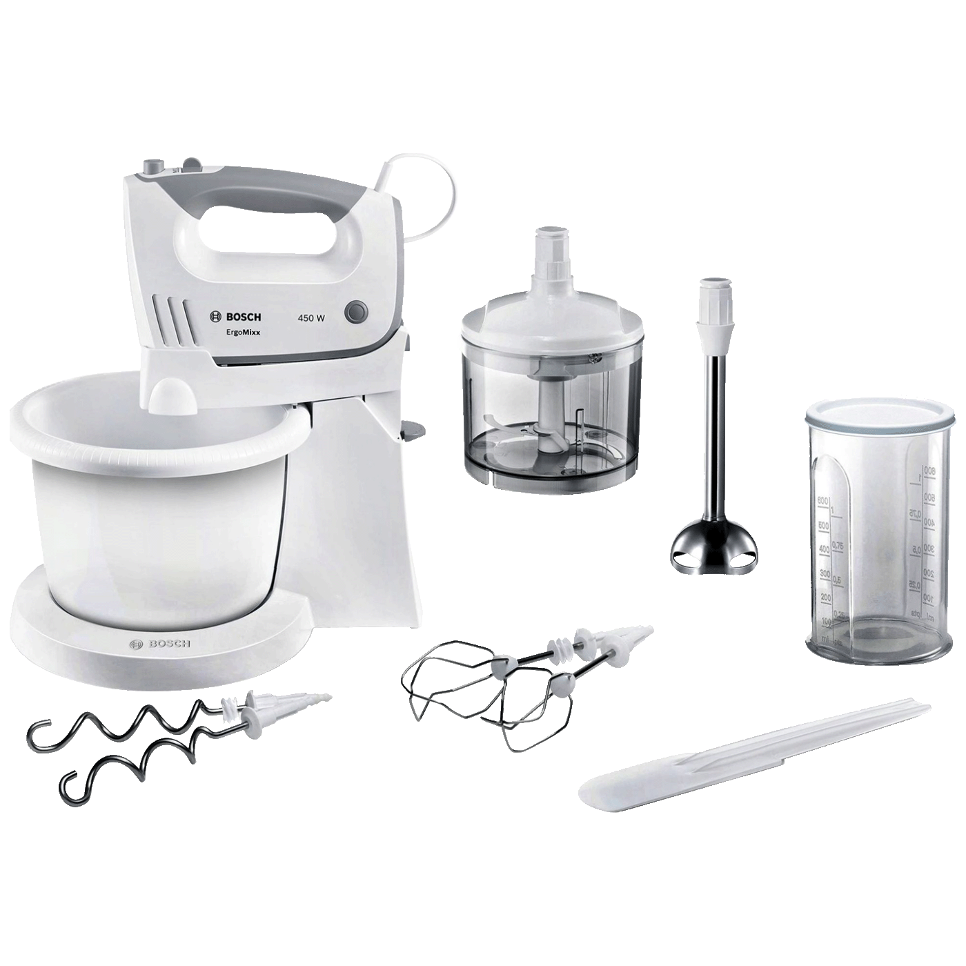 Bosch Mikser sa posudom, 450W, 5 brzina, ErgoMixx - MFQ36490