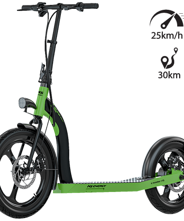 MS Energy Električni Romobil, 20/16" točkovi, 25 km/h, Domet do 30 km - r10  black / green