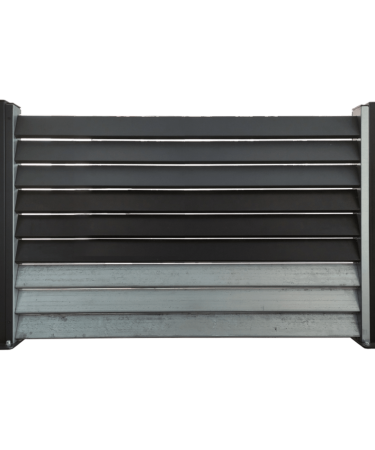 JoilArt Uzorak panelne ograde, žaluzina, cink-crno-antracit - M5084