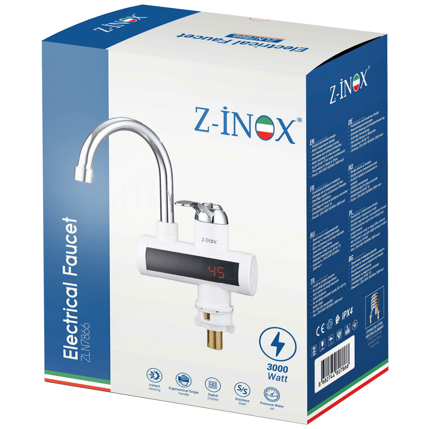 Zilan Česma za brzo zagrijavanje vode, 3.0 kW - ZLN7866 - Image 2