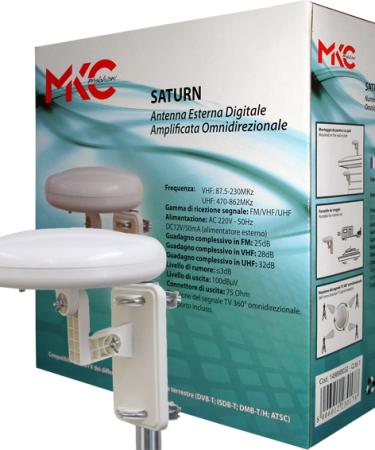 MKC Antena omnidirectional, vanjska, FM/UHF/VHF, 25dB - SATURN