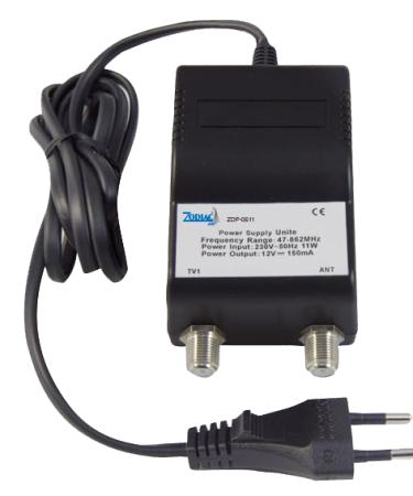 ZODIAC Adapter 12V 100mA, 1 ulaz - 1 izlaz - ZDP-0611