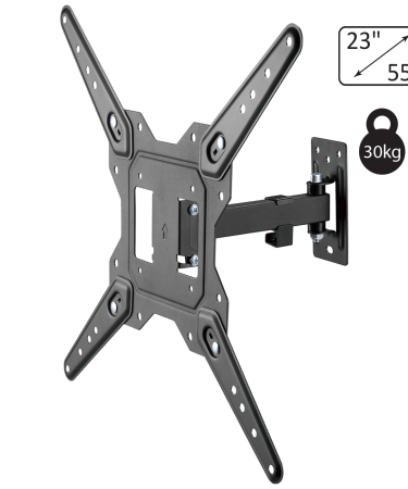 home Nosač za TV prijemnike 23"- 55", 30 kg, zidni, full motion - LCDH 321