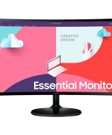 Samsung Monitor 27", Zakrivljeni, FullHD, HDMI, VGA - LS27C364EAUXEN