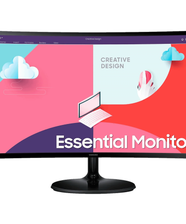 Samsung Monitor 27", Zakrivljeni, FullHD, HDMI, VGA - LS27C364EAUXEN