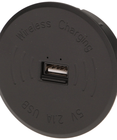 Orno Bežični punjač sa USB utorom, ugradbena - OR-AE-1367/B