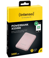 (Intenso) Prijenosni punjač za mobitele i tablete 5000mAh - POWERBANK XS5000 Rose