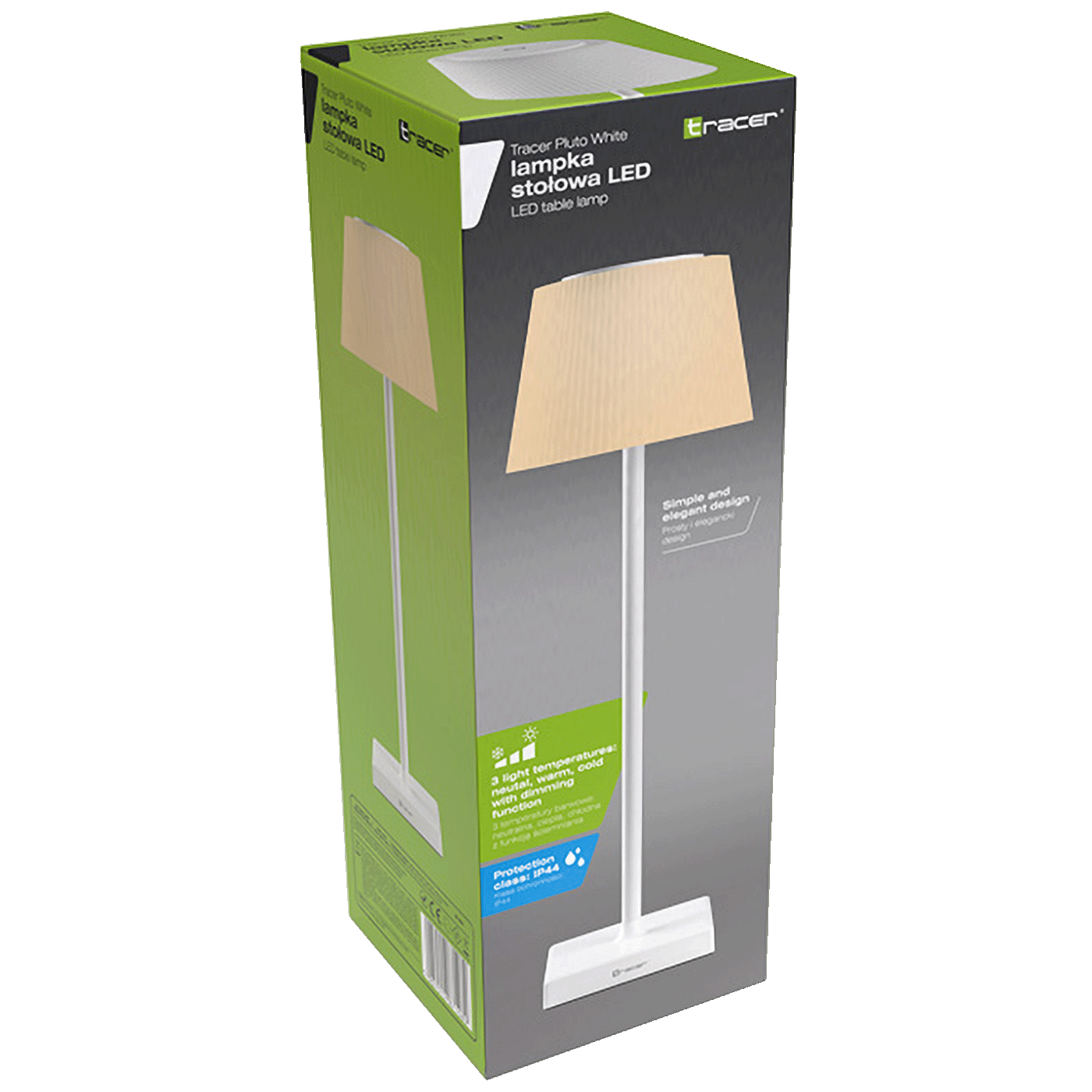 Tracer Lampa, stolna, 4W, IP44 - PLUTO WHITE TABLE LAMP - Image 6