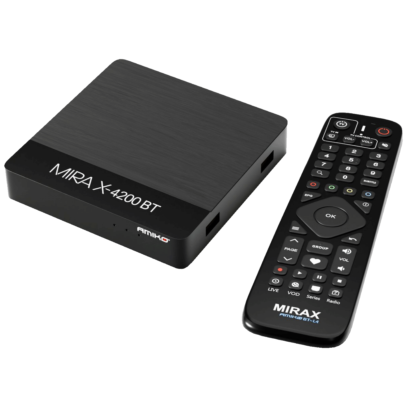 Amiko Prijemnik IPTV@Linux, 4K UHD, H.265, LAN, WiFi Dual Band - MIRAX HIS-4200 BT Pure OTT - Image 4