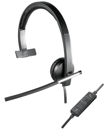 Logitech Slušalica sa mikrofonom, mono - H650e Mono; 981-000514