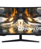 Samsung Monitor 27",Zakrivljeni,WQHD,G5 Odyssey, HDMI,Display Port - LS27AG550EPXEN