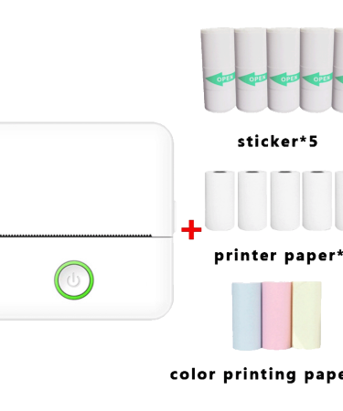 NN-Su Printer, mobilni , Zero INK, Bluetooth, set - X6 Mini Printer, set, Bluetooth