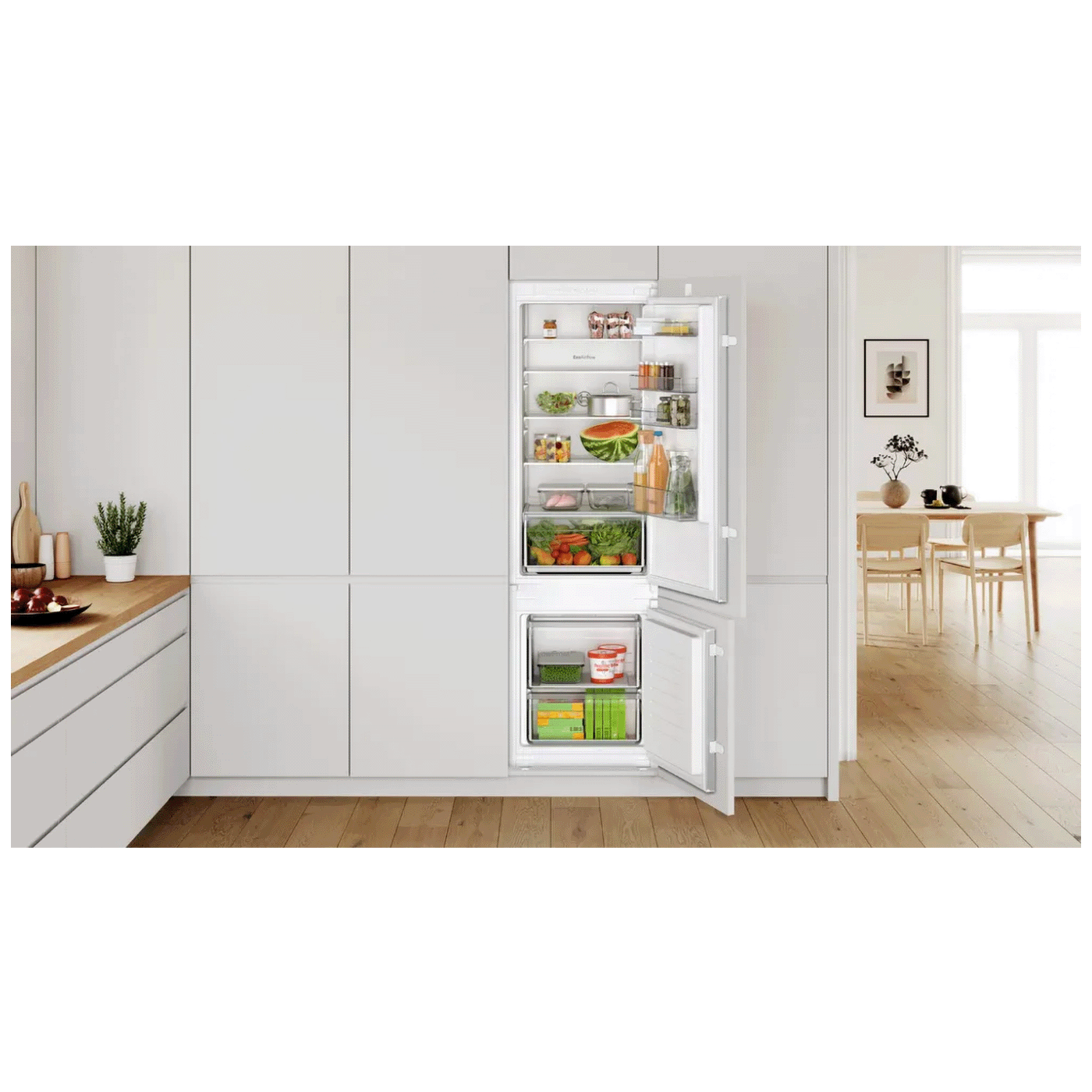 Bosch Ugradbeni frižider/zamrzivač, neto zapremina 270 lit. E - KIV87NSE0 - Image 2