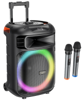 hoco. Zvučnik bežični sa 2 bežična mikrofona, Bluetooth, 60W - HA5 Winner