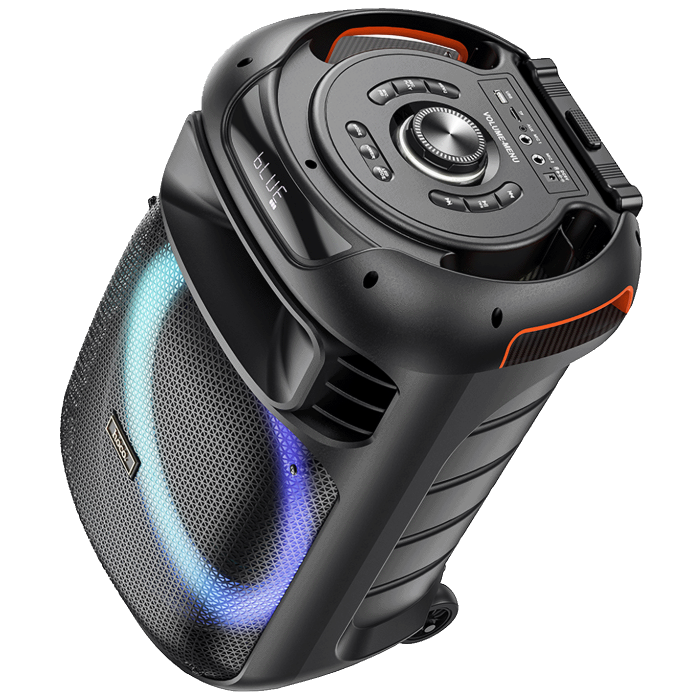 hoco. Zvučnik bežični sa 2 bežična mikrofona, Bluetooth, 60W - HA5 Winner - Image 2
