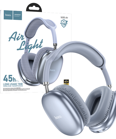 hoco. Slušalice bežične sa mikrofonom, Bluetooth, plava - W35 Air Triumph Blue