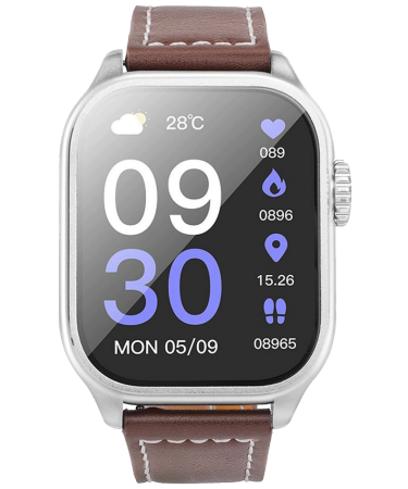 hoco. Pametni sat, 2.03" zaslon, Bluetooth, IP67 - Y17 Silver