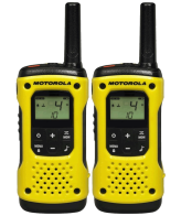Motorola Walkie Talkie, domet 10 km, 16 kanala, žuto/crna - TLKR T92