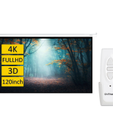 Overmax Platno za projektor sa motorom, 120", 266 x 149 cm - OV-Automatic Screen 120