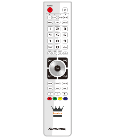 Superior Daljinski upravljač, za 4 uređaja, PC programiranje - SUPERIOR 4:1 FREEDOM - white