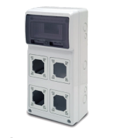 Famatel Kombo kutija za osigurače i ind. utičnice 8/4 - 3961