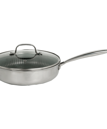 Zilan Tava sa staklenim poklopcem, 26 cm, troslojno posuđe - ZLN9679