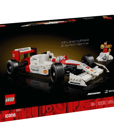 Lego McLaren MP4/4 i Ayrton Senna, LEGO Icons - McLaren F1 MP4/4 i A.Senna
