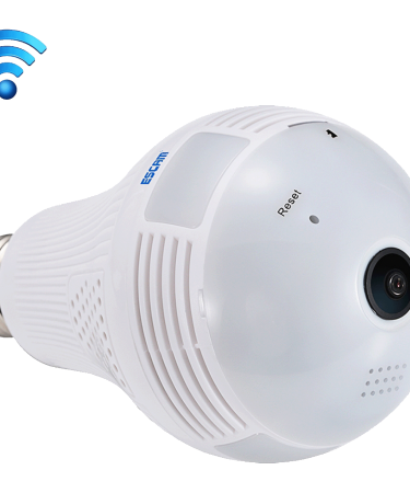 Escam Kamera za video nadzor, detektor pokreta, 1.3Mpixel,E27,WiFi - QP136