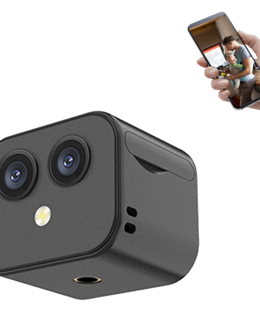 NN-Su Kamera IP, 4K, 4K, 32Mpixel, WiFi, microSD - D3 HD 4K Dual Lens Wifi Camera