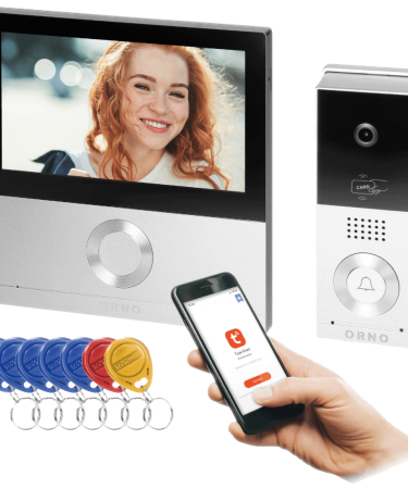 Orno Video interfon 7", set, Full HD, WiFI, IP65, Talos - OR-VID-MS-1078