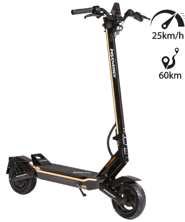 MS Energy Elekrični Romobil, 10" točkovi, 25 km/h, domet do 60 km - FLARE