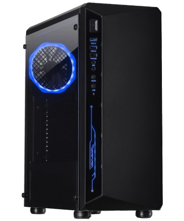 Inter-Tech Kućište za PC, Midi Tower, bez napojne jedinice - C-3 Saphir , w/o PSU
