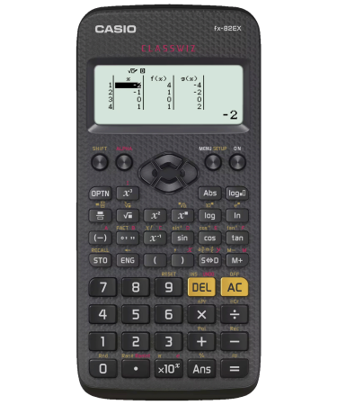 Casio Kalkulator, školski, 379 fn., solarno / baterijsko napajanje - FX-82CEX