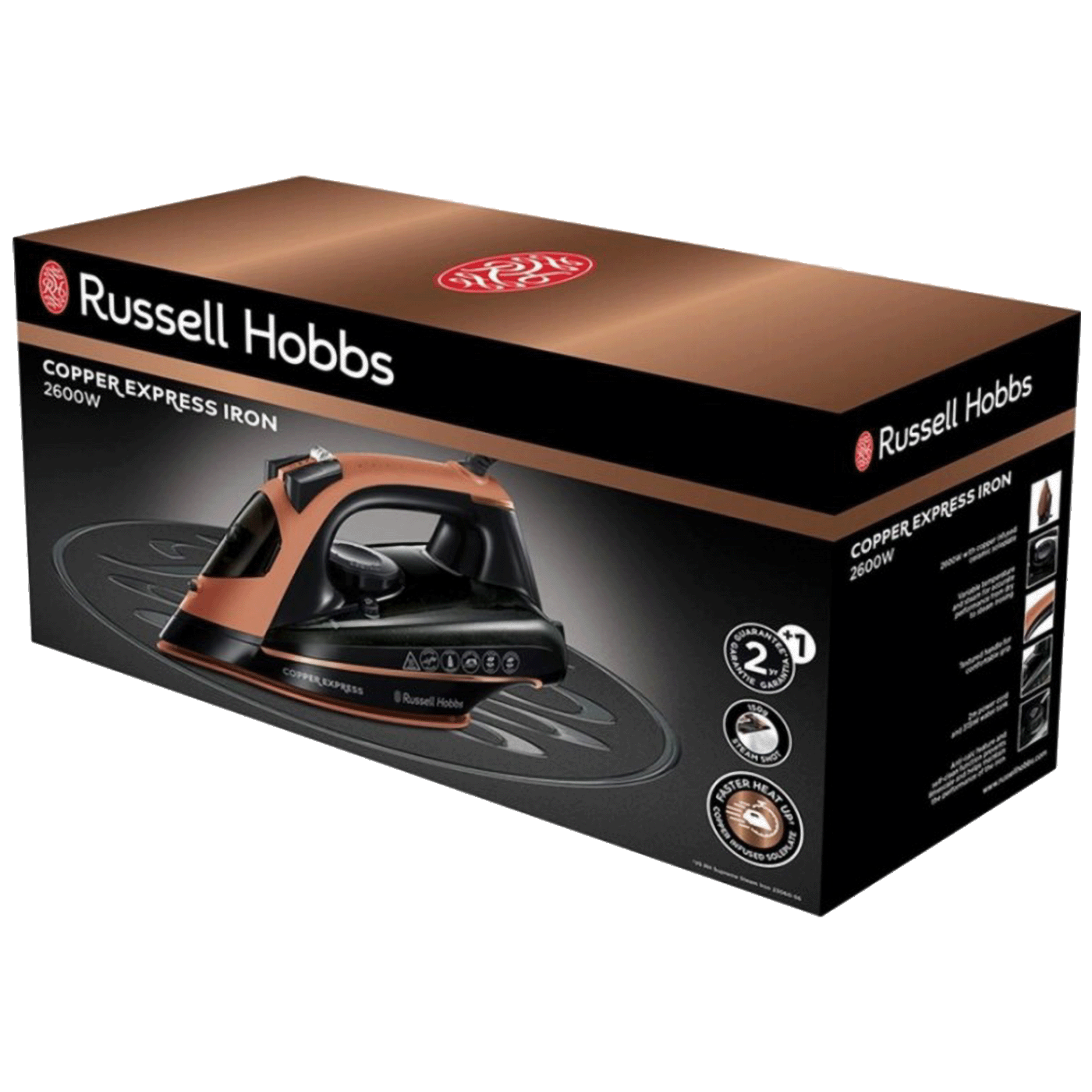 Russell Hobbs Pegla na paru, 2600W, Copper Express Pro - 23986-56 - Image 3