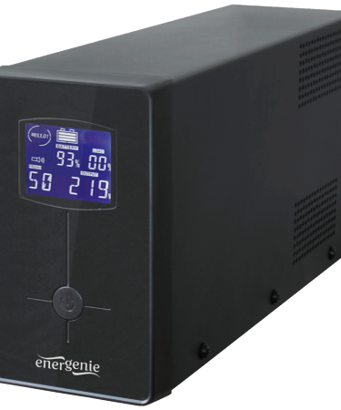 Gembird UPS/ Izvor neprekidnog napajanja, 650VA, LCD display - EG-UPS-031