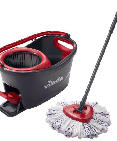 Vileda Set za čišćenje, mop sa kantom, 3in1 Turbo Spin Mop - Spin Mop Turbo 3w1 Microfibre