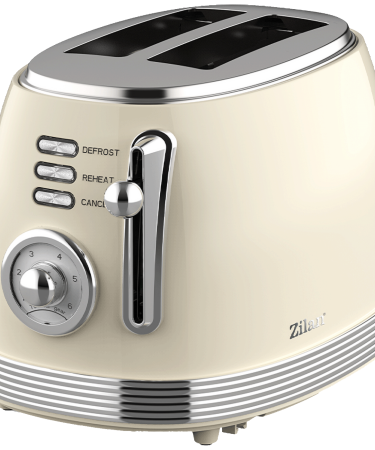 Zilan Toster, 2 otvora za kruh, 6 nivoa grijanja, 850W, Retro - ZLN1191
