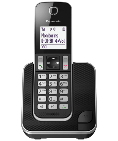 Panasonic Telefon bežični, DECT, 1,8" LCD display - KX-TGD310FXB