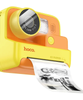 hoco. Dječija kamera sa printerom, 2" IPS LCD, 720p, microSD - DV200 Yellow