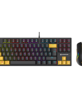 Tracer Tastatura sa osvjetljenjem, optički miš, gaming set, USB - GAMEZONE HORNET87 USB