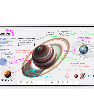 Samsung Interaktivni display, smart, 65", 4K, Flip Pro WM65B - LH65WMBWBGCXEN