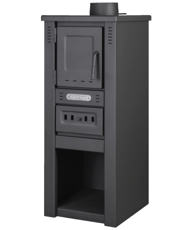 pro-termo Peć na čvrsto gorivo, 6kW, crna - LAVA Basic