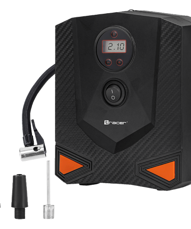 Tracer Kompresor, LCD zaslon, DC 12V, 120 PSI, 8 bar, 120W - RES-04-EL