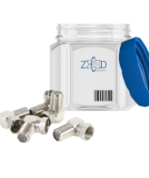 ZED electronic F-Konektor kutni, pakiranje 50 komada - FKK/50