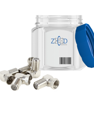ZED electronic F-Konektor kutni, pakiranje 50 komada - FKK/50